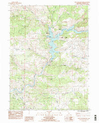 Iron Gate Reservoir California Historical topographic map, 1:24000 scale, 7.5 X 7.5 Minute, Year 1984