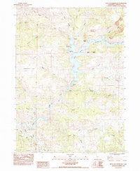 Iron Gate Reservoir California Historical topographic map, 1:24000 scale, 7.5 X 7.5 Minute, Year 1984