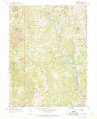 Iron Peak California Historical topographic map, 1:24000 scale, 7.5 X 7.5 Minute, Year 1967
