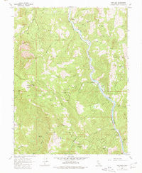 Iron Peak California Historical topographic map, 1:24000 scale, 7.5 X 7.5 Minute, Year 1967