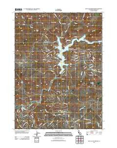Iron Gate Reservoir California Historical topographic map, 1:24000 scale, 7.5 X 7.5 Minute, Year 2012