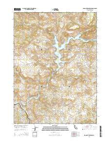 Iron Gate Reservoir California Current topographic map, 1:24000 scale, 7.5 X 7.5 Minute, Year 2015
