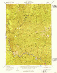 Ironside Mountain California Historical topographic map, 1:62500 scale, 15 X 15 Minute, Year 1951