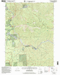 Ironside Mtn California Historical topographic map, 1:24000 scale, 7.5 X 7.5 Minute, Year 1998