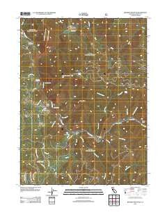 Ironside Mountain California Historical topographic map, 1:24000 scale, 7.5 X 7.5 Minute, Year 2012