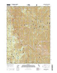 Ironside Mountain California Current topographic map, 1:24000 scale, 7.5 X 7.5 Minute, Year 2015