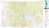 Isabella Lake California Historical topographic map, 1:100000 scale, 30 X 60 Minute, Year 1978