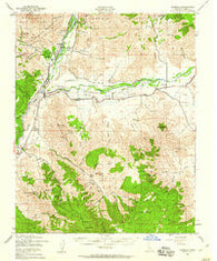 Isabella California Historical topographic map, 1:62500 scale, 15 X 15 Minute, Year 1943