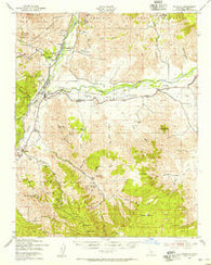 Isabella California Historical topographic map, 1:62500 scale, 15 X 15 Minute, Year 1943