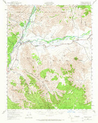 Isabella California Historical topographic map, 1:62500 scale, 15 X 15 Minute, Year 1943
