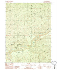 Ishi Caves California Historical topographic map, 1:24000 scale, 7.5 X 7.5 Minute, Year 1986