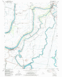 Isleton California Historical topographic map, 1:24000 scale, 7.5 X 7.5 Minute, Year 1978