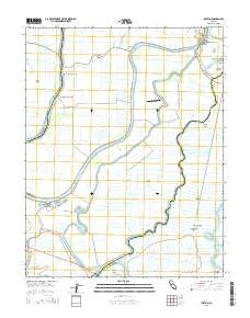 Isleton California Current topographic map, 1:24000 scale, 7.5 X 7.5 Minute, Year 2015