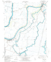 Isleton California Historical topographic map, 1:24000 scale, 7.5 X 7.5 Minute, Year 1978