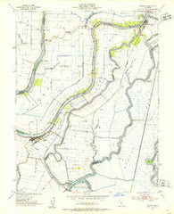 Isleton California Historical topographic map, 1:24000 scale, 7.5 X 7.5 Minute, Year 1952