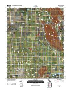 Ivanhoe California Historical topographic map, 1:24000 scale, 7.5 X 7.5 Minute, Year 2012