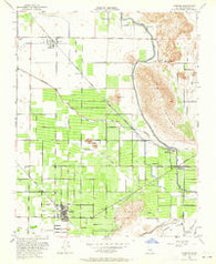 Ivanhoe California Historical topographic map, 1:24000 scale, 7.5 X 7.5 Minute, Year 1950