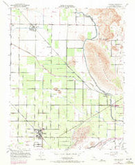 Ivanhoe California Historical topographic map, 1:24000 scale, 7.5 X 7.5 Minute, Year 1950