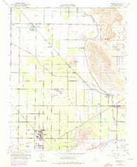Ivanhoe California Historical topographic map, 1:24000 scale, 7.5 X 7.5 Minute, Year 1950