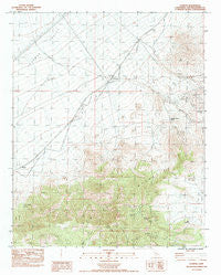 Ivanpah California Historical topographic map, 1:24000 scale, 7.5 X 7.5 Minute, Year 1983