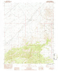 Ivanpah California Historical topographic map, 1:24000 scale, 7.5 X 7.5 Minute, Year 1983