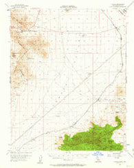 Ivanpah California Historical topographic map, 1:62500 scale, 15 X 15 Minute, Year 1956