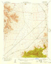 Ivanpah California Historical topographic map, 1:62500 scale, 15 X 15 Minute, Year 1956