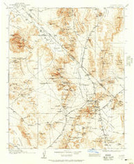 Ivanpah California Historical topographic map, 1:250000 scale, 1 X 1 Degree, Year 1910
