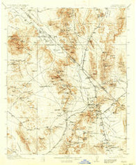 Ivanpah California Historical topographic map, 1:250000 scale, 1 X 1 Degree, Year 1912