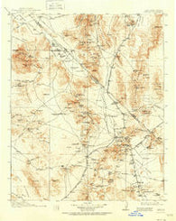 Ivanpah California Historical topographic map, 1:250000 scale, 1 X 1 Degree, Year 1912