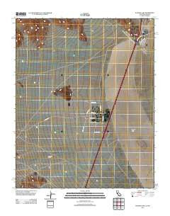 Ivanpah Lake California Historical topographic map, 1:24000 scale, 7.5 X 7.5 Minute, Year 2012