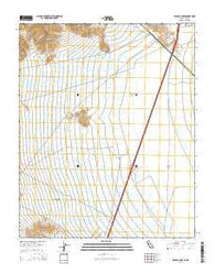 Ivanpah Lake California Current topographic map, 1:24000 scale, 7.5 X 7.5 Minute, Year 2015
