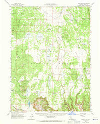 Jacks Butte California Historical topographic map, 1:62500 scale, 15 X 15 Minute, Year 1962