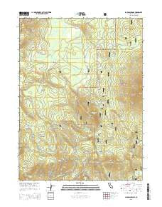 Jacks Backbone California Current topographic map, 1:24000 scale, 7.5 X 7.5 Minute, Year 2015