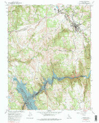 Jackson California Historical topographic map, 1:24000 scale, 7.5 X 7.5 Minute, Year 1962