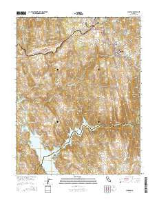 Jackson California Current topographic map, 1:24000 scale, 7.5 X 7.5 Minute, Year 2015