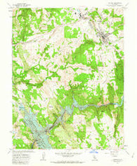 Jackson California Historical topographic map, 1:24000 scale, 7.5 X 7.5 Minute, Year 1962