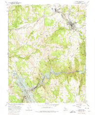 Jackson California Historical topographic map, 1:24000 scale, 7.5 X 7.5 Minute, Year 1962
