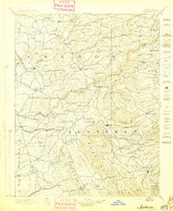 Jackson California Historical topographic map, 1:125000 scale, 30 X 30 Minute, Year 1897