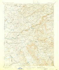 Jackson California Historical topographic map, 1:125000 scale, 30 X 30 Minute, Year 1902