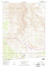Jacumba California Historical topographic map, 1:24000 scale, 7.5 X 7.5 Minute, Year 1959