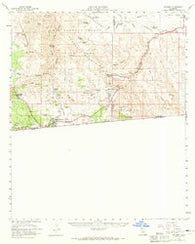Jacumba California Historical topographic map, 1:62500 scale, 15 X 15 Minute, Year 1959