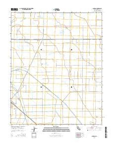Jamesan California Current topographic map, 1:24000 scale, 7.5 X 7.5 Minute, Year 2015