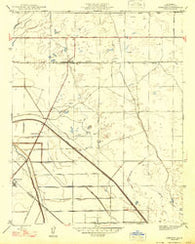 Jamesan California Historical topographic map, 1:24000 scale, 7.5 X 7.5 Minute, Year 1947