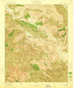 Jamesburg California Historical topographic map, 1:62500 scale, 15 X 15 Minute, Year 1921