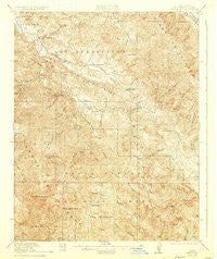 Jamesburg California Historical topographic map, 1:62500 scale, 15 X 15 Minute, Year 1921
