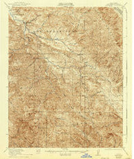 Jamesburg California Historical topographic map, 1:62500 scale, 15 X 15 Minute, Year 1921