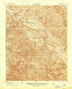 Jamesburg California Historical topographic map, 1:62500 scale, 15 X 15 Minute, Year 1921