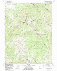 Jamison Ridge California Historical topographic map, 1:24000 scale, 7.5 X 7.5 Minute, Year 1967