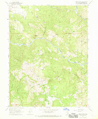 Jamison Ridge California Historical topographic map, 1:24000 scale, 7.5 X 7.5 Minute, Year 1967